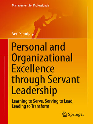 cover image of Personal and Organizational Excellence through Servant Leadership